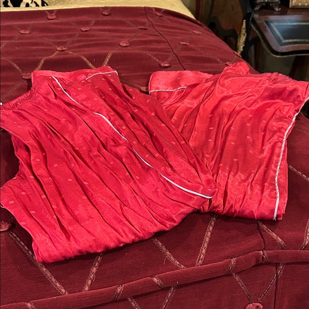 Victoria's Secret red pajama pants. Size medium. Two pairs